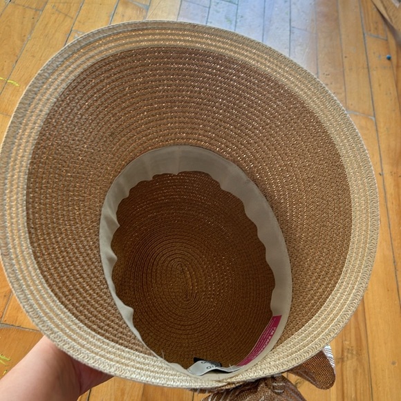 David and young Tan Sun Hat with Bow - Picture 4 of 5